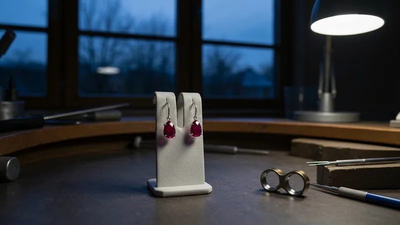 Boucles d'oreilles rubis haute joaillerie : guide expert