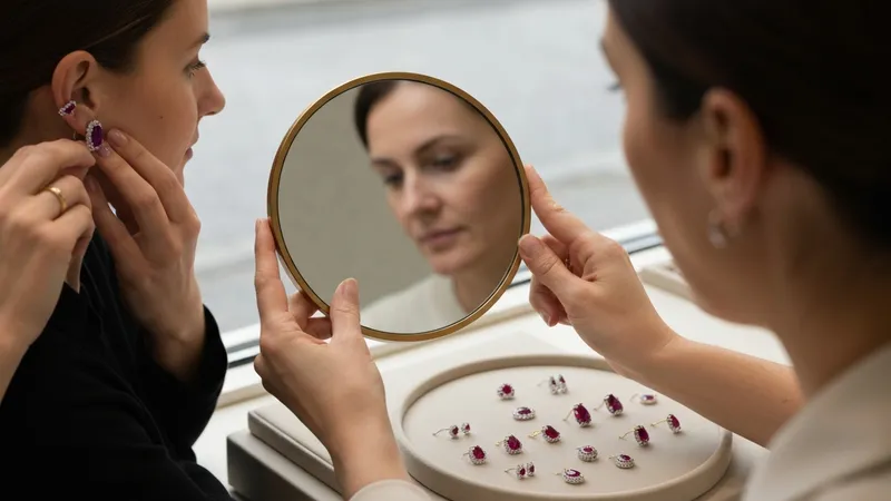 Boucles d'oreilles rubis pour visage : quel modèle choisir ?